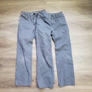 Boys Grey Slim Fit Pants Old Navy